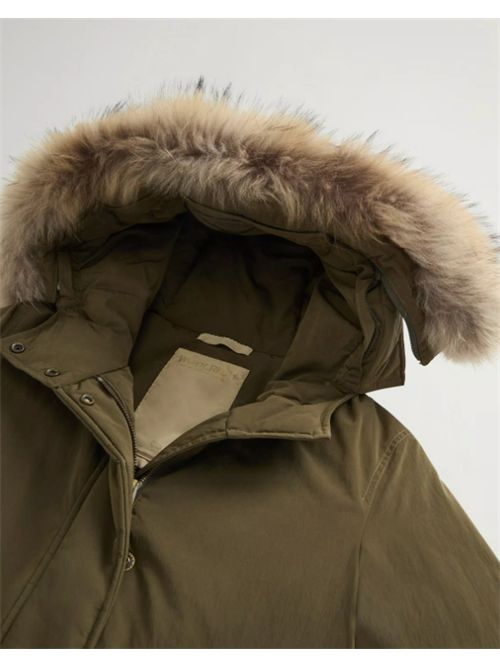 GRACE FUR PARKA WOOLRICH | CFWWOU2044FRUT5092614 DARK GREEN